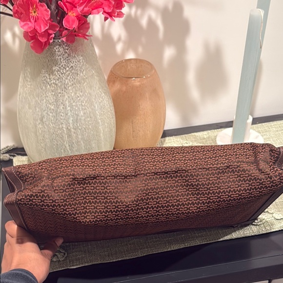 Mark cross vintage monogram canvas Leather Men's portfolio Bag - Picture 12 of 16